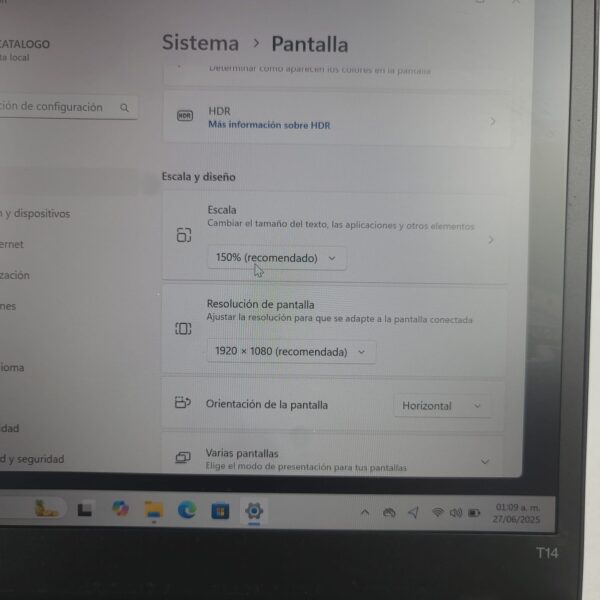 LENOVO T14 i7-1067U - Imagen 8