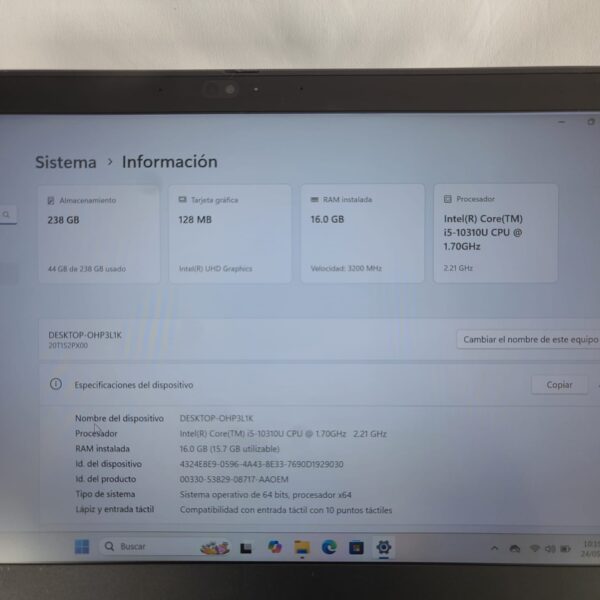 LENOVO THINKPAD T14 GEN 1 i5-10 - Imagen 8