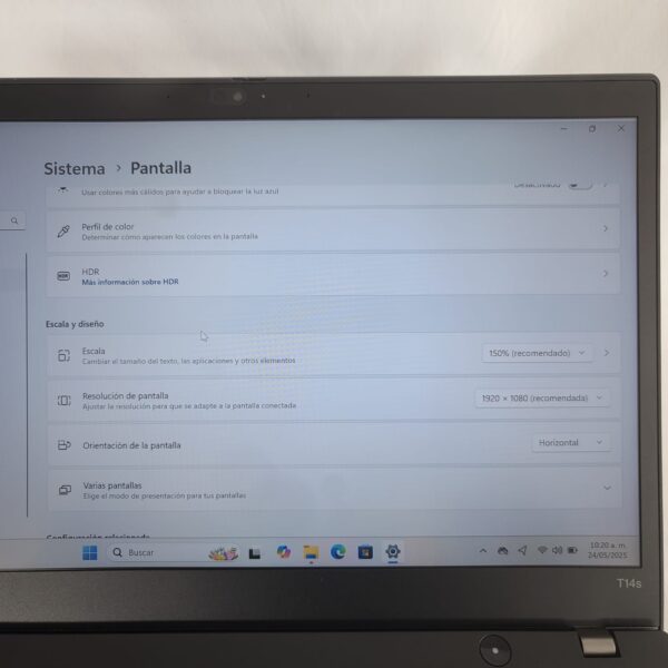 LENOVO THINKPAD T14 GEN 1 i5-10 - Imagen 10