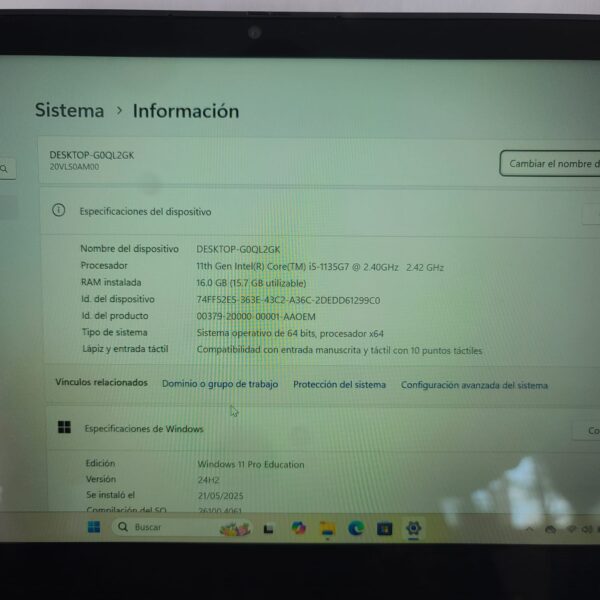 LENOVO THINKPAD L13 YOGA GEN 2 i5-11 - Imagen 10