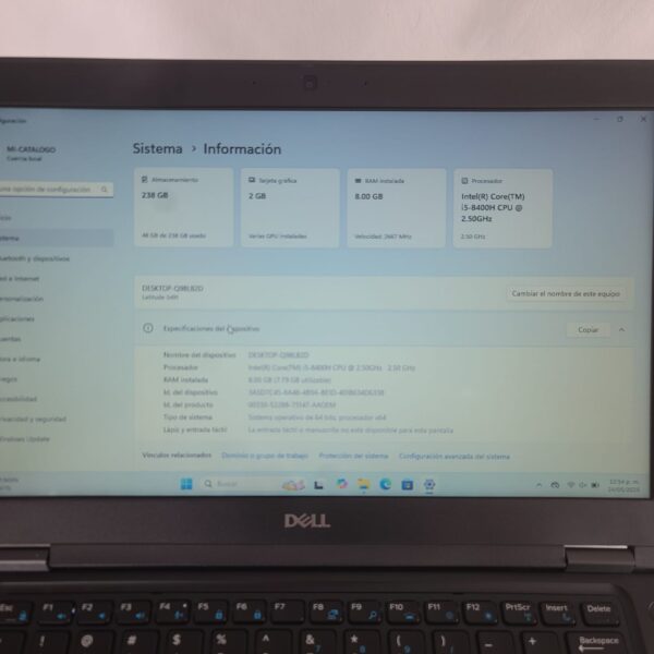 DELL LATITUDE 5491 i5-8 - Imagen 9