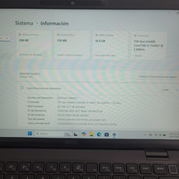 DELL LATITUDE 7420 TOUCH i5-11 - Imagen 6